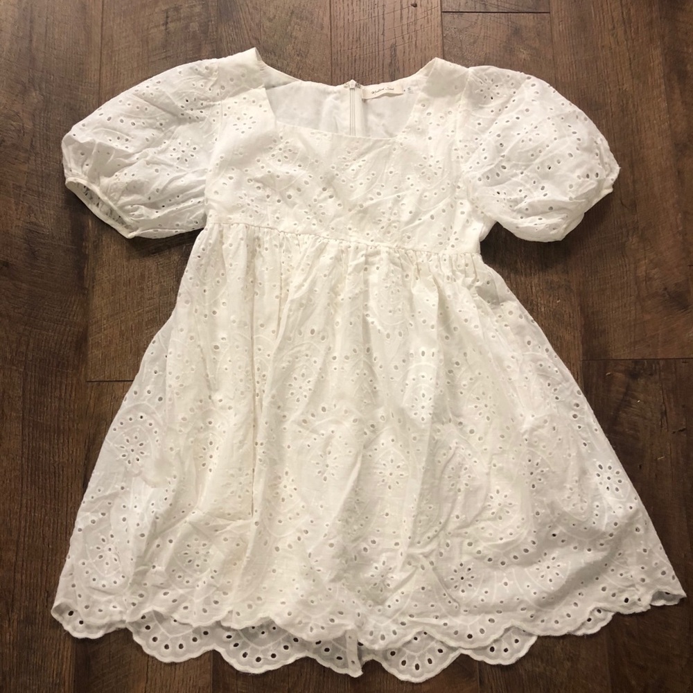 White dress